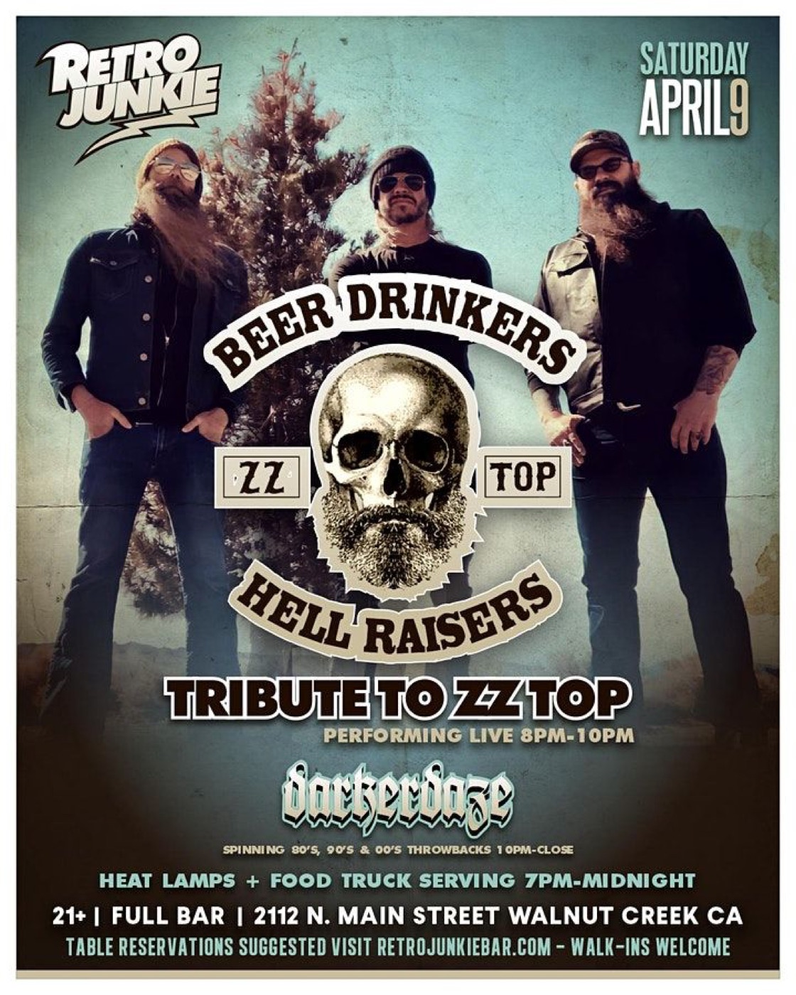 Beer Drinkers & Hell Raisers — Tribute · ZZ Top, booked by Garcia Entertainment Services