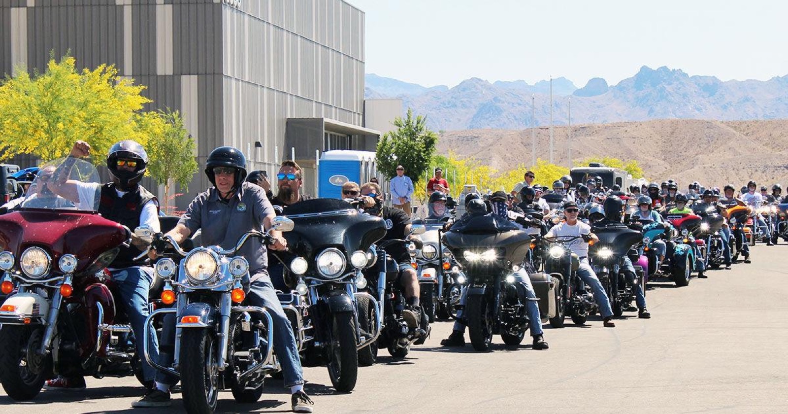 Bullhead City, AZ — Mayhem Motorcycle Rally, live entertainment produced by GES