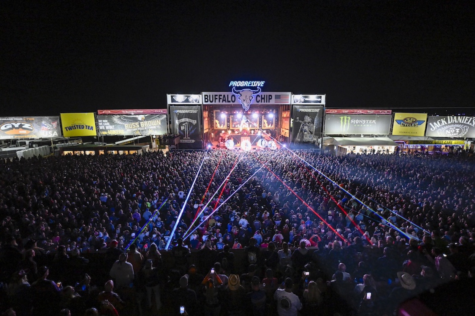 Sturgis, SD — Sturgis Motorcycle Rally, live entertainment produced by GES